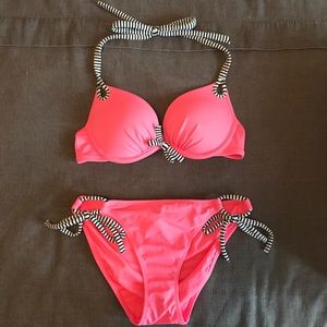 Victoria's Secret push-up bikini in pink